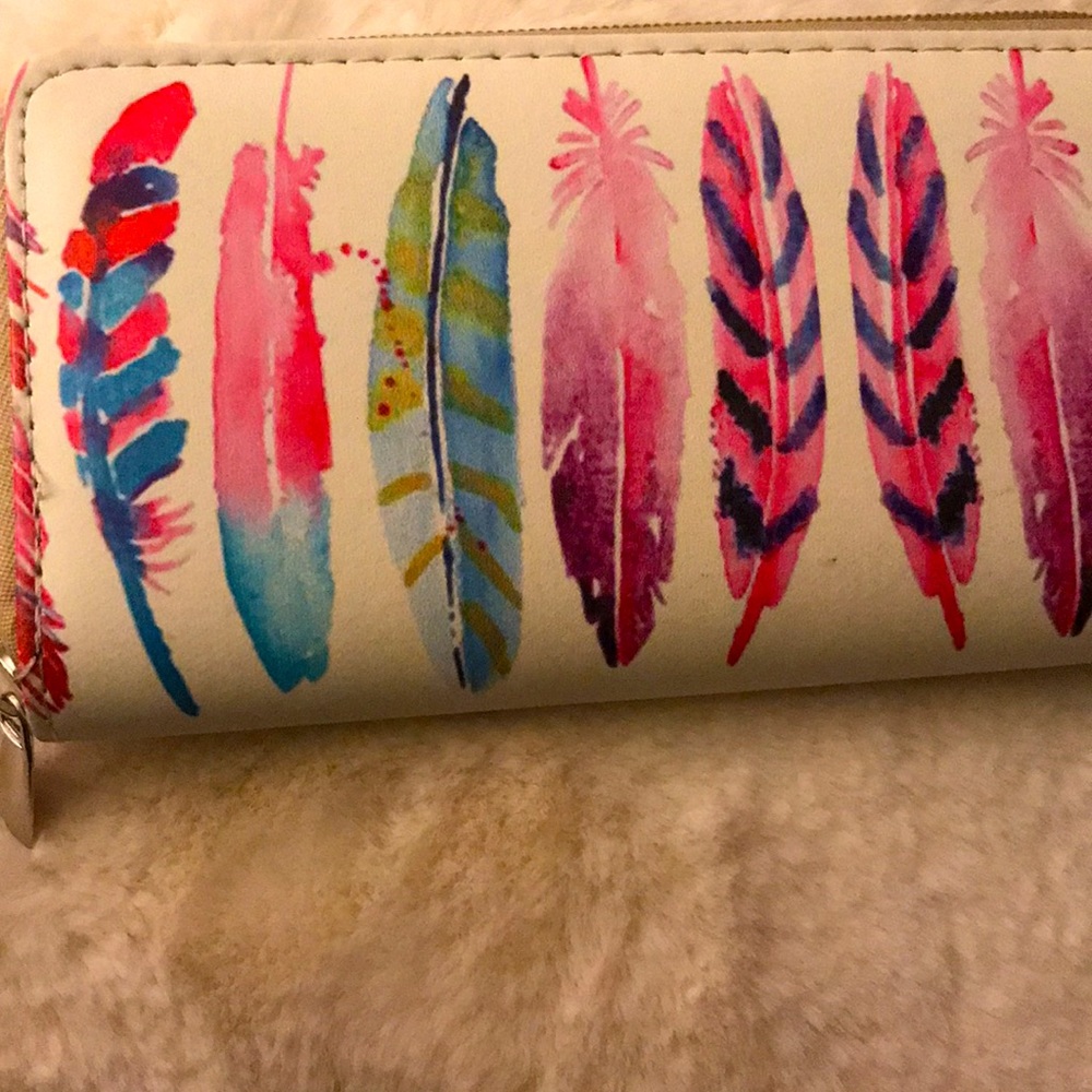 (Feather Pattern, Wallet - image 8